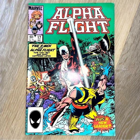 VINTAGE 1984 MARVEL ALPHA FLIGHT & X-MEN Wolverine App Comic Book #17 - Picture 1 of 8